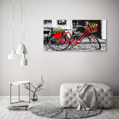 Quadro stampa su tela Bicicletta da città
