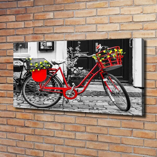 Quadro stampa su tela Bicicletta da città