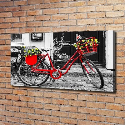 Quadro stampa su tela Bicicletta da città