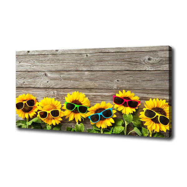 Foto quadro su tela Girasoli