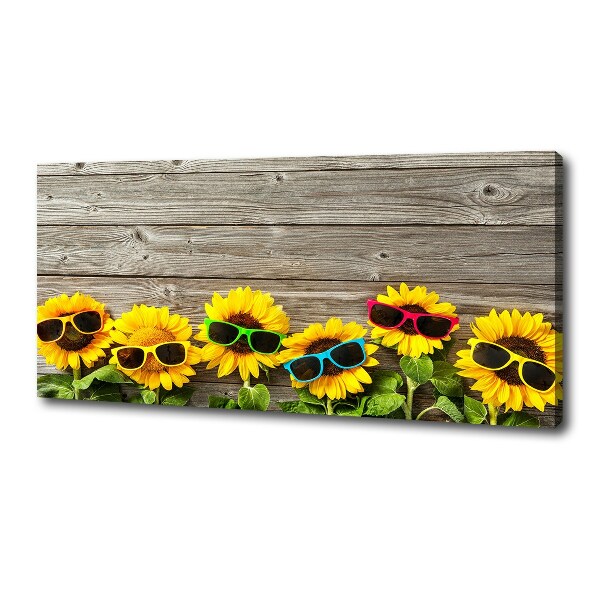 Foto quadro su tela Girasoli