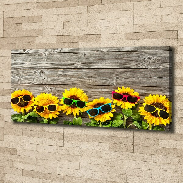 Foto quadro su tela Girasoli