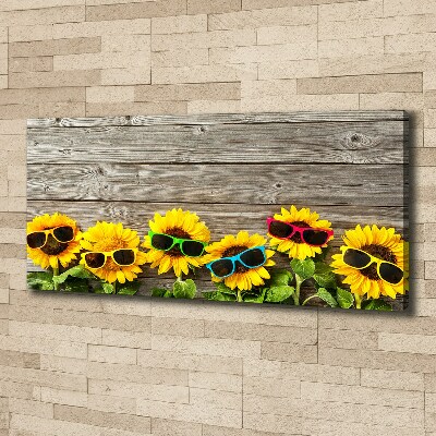 Foto quadro su tela Girasoli
