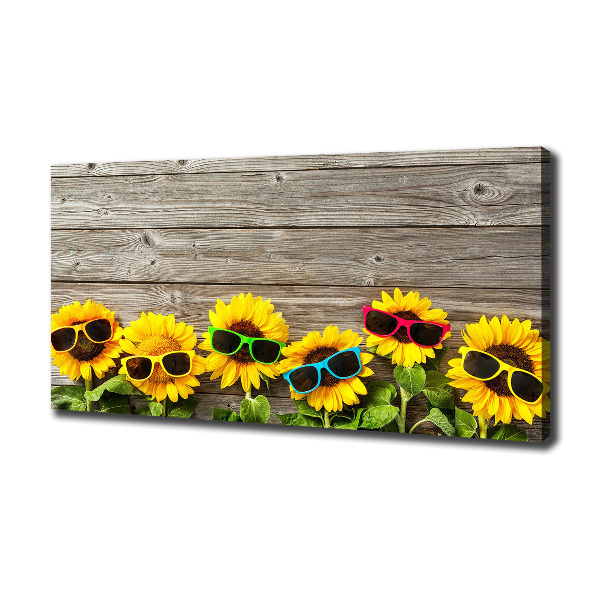 Foto quadro su tela Girasoli