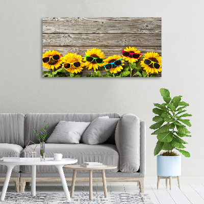 Foto quadro su tela Girasoli