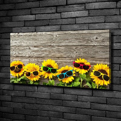 Foto quadro su tela Girasoli