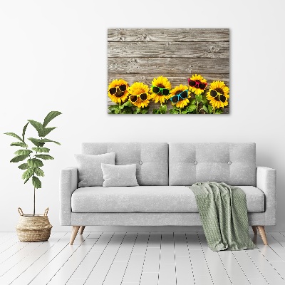 Foto quadro su tela Girasoli