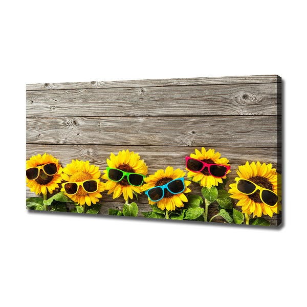 Foto quadro su tela Girasoli