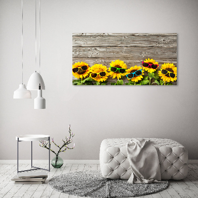 Foto quadro su tela Girasoli