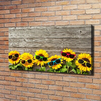 Foto quadro su tela Girasoli