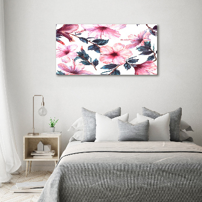 Foto quadro su tela Fiori di ibisco