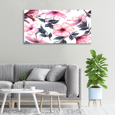 Foto quadro su tela Fiori di ibisco