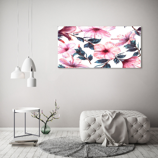 Foto quadro su tela Fiori di ibisco