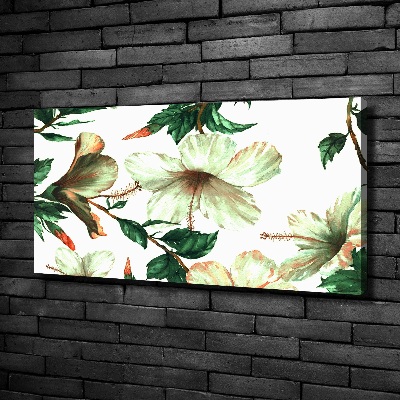 Quadro stampa su tela Fiori di ibisco