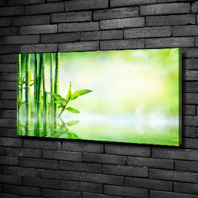 Quadro stampa su tela Bambù