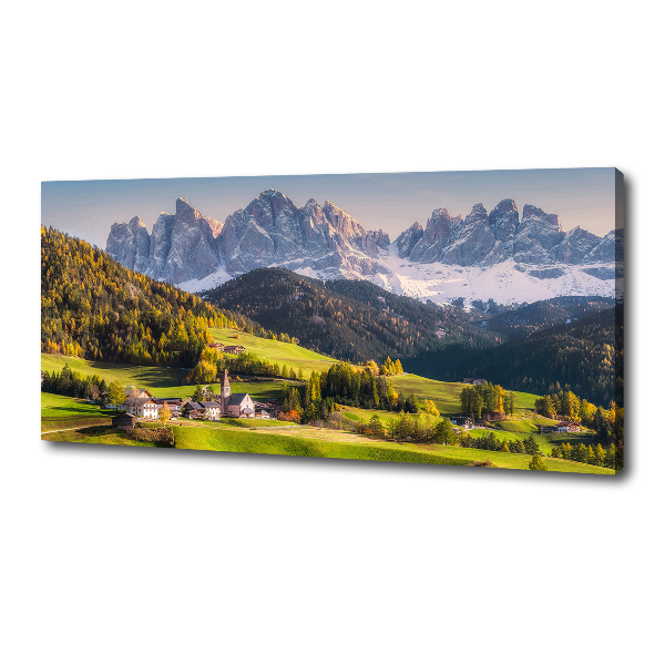 Foto quadro su tela Panorama della montagna