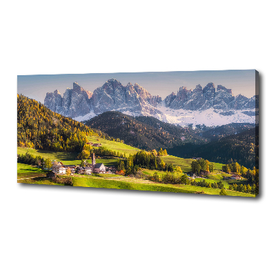 Foto quadro su tela Panorama della montagna