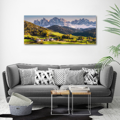 Foto quadro su tela Panorama della montagna