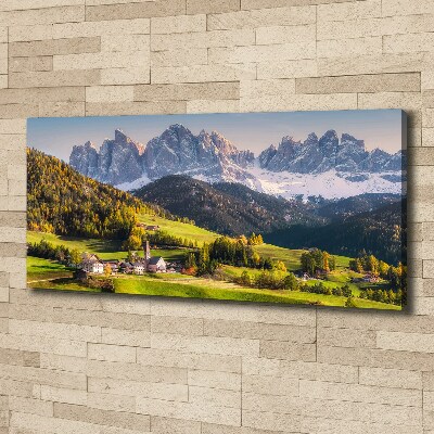Foto quadro su tela Panorama della montagna