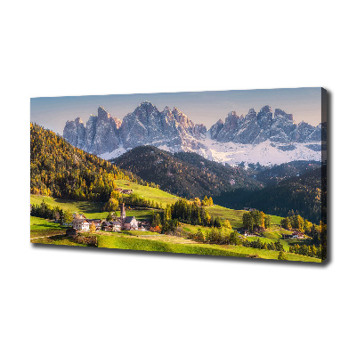 Foto quadro su tela Panorama della montagna