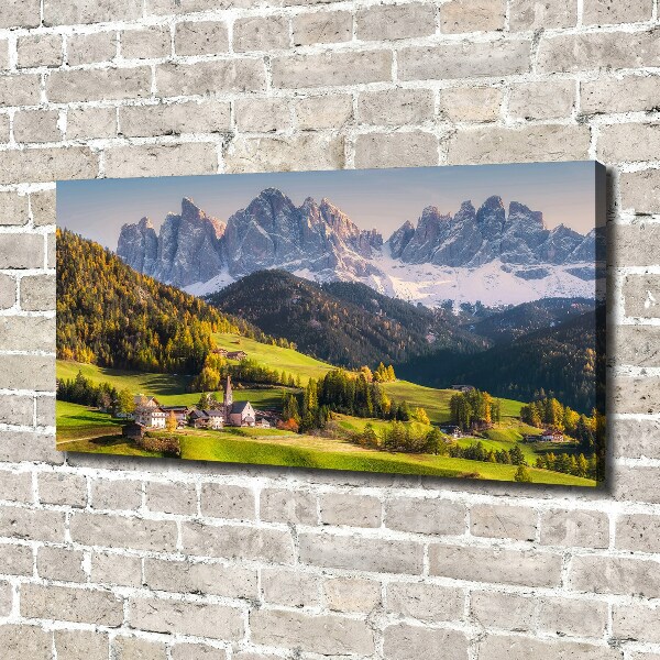Foto quadro su tela Panorama della montagna
