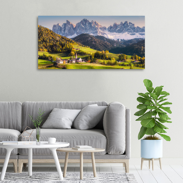 Foto quadro su tela Panorama della montagna