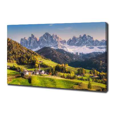 Foto quadro su tela Panorama della montagna