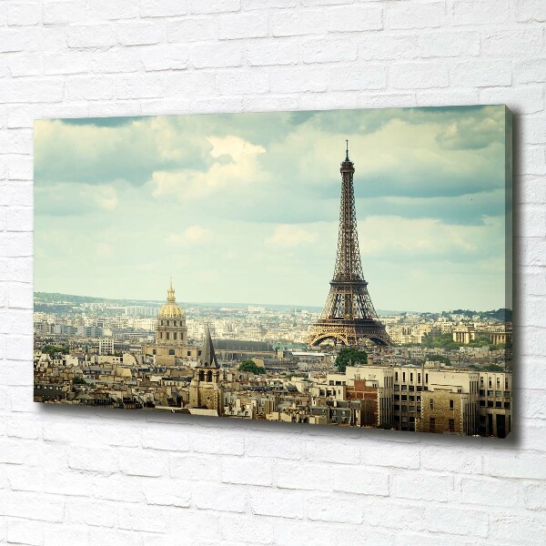 Quadro stampa su tela Torre Eiffel Parigi