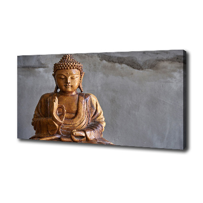 Foto quadro su tela Buddha appeso