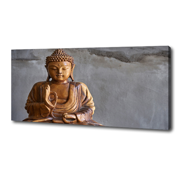 Foto quadro su tela Buddha appeso