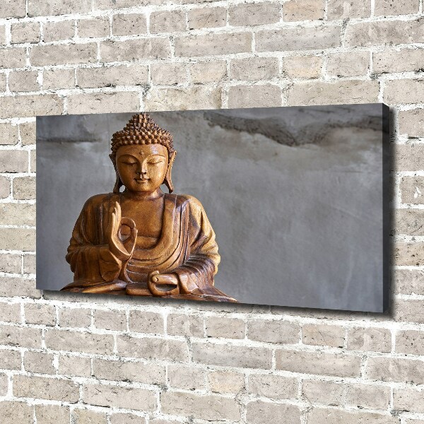 Foto quadro su tela Buddha appeso