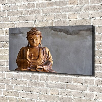 Foto quadro su tela Buddha appeso