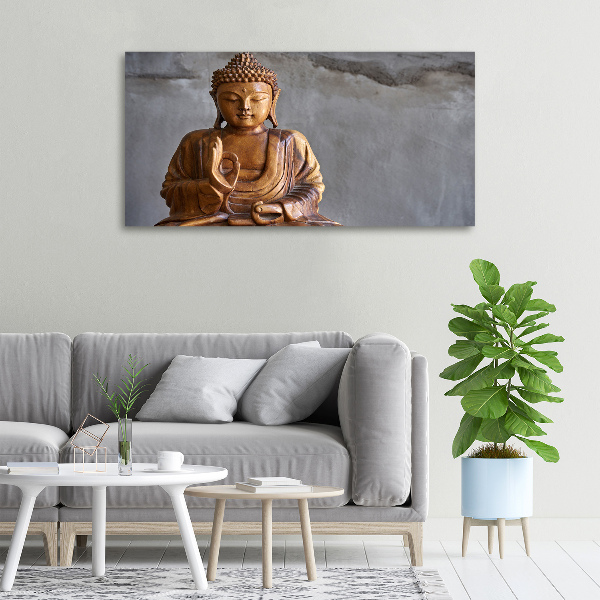 Foto quadro su tela Buddha appeso