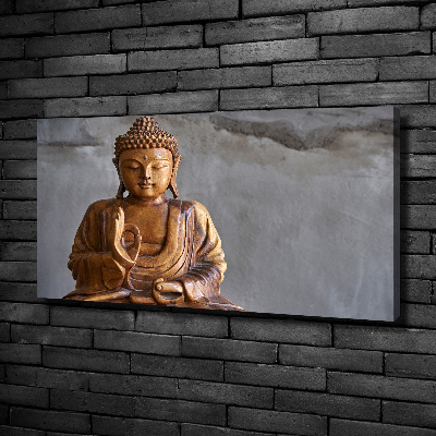 Foto quadro su tela Buddha appeso
