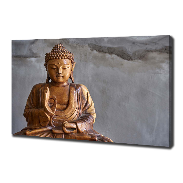 Foto quadro su tela Buddha appeso
