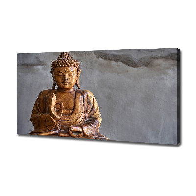 Foto quadro su tela Buddha appeso