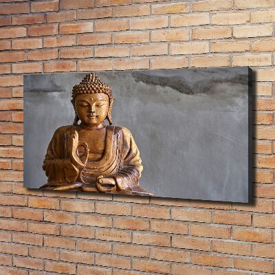 Foto quadro su tela Buddha appeso