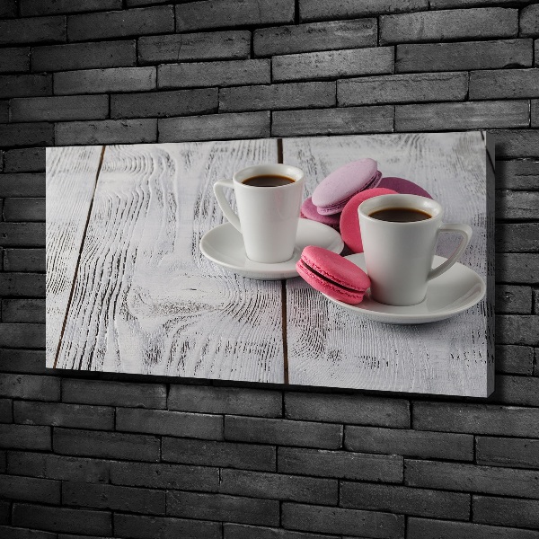 Foto quadro su tela Caffè e biscotti