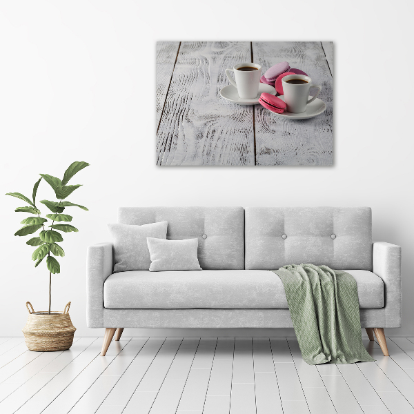 Foto quadro su tela Caffè e biscotti