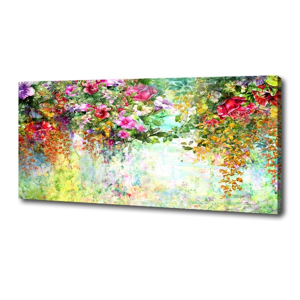 Quadro su tela Fiori multicolori