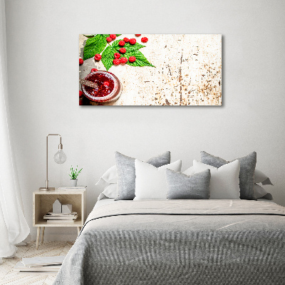 Quadro su tela Marmellata di lamponi
