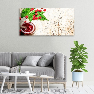 Quadro su tela Marmellata di lamponi