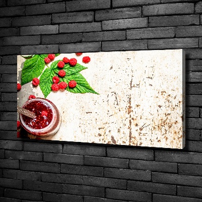 Quadro su tela Marmellata di lamponi
