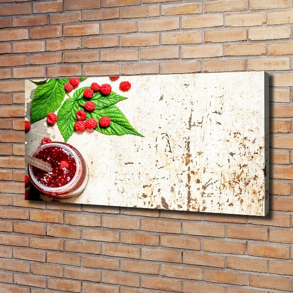 Quadro su tela Marmellata di lamponi