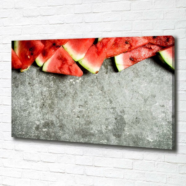 Foto quadro su tela Anguria a fette