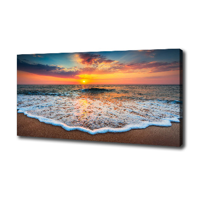 Quadro stampa su tela Tramonto sul mare