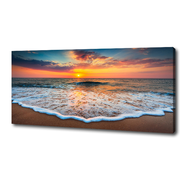 Quadro stampa su tela Tramonto sul mare