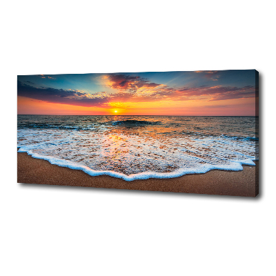 Quadro stampa su tela Tramonto sul mare
