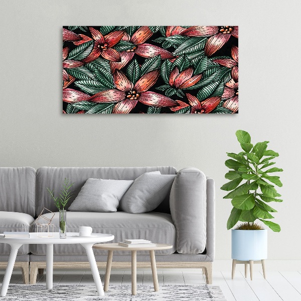 Quadro stampa su tela Motivo floreale