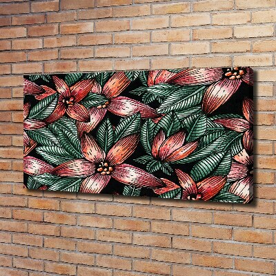 Quadro stampa su tela Motivo floreale